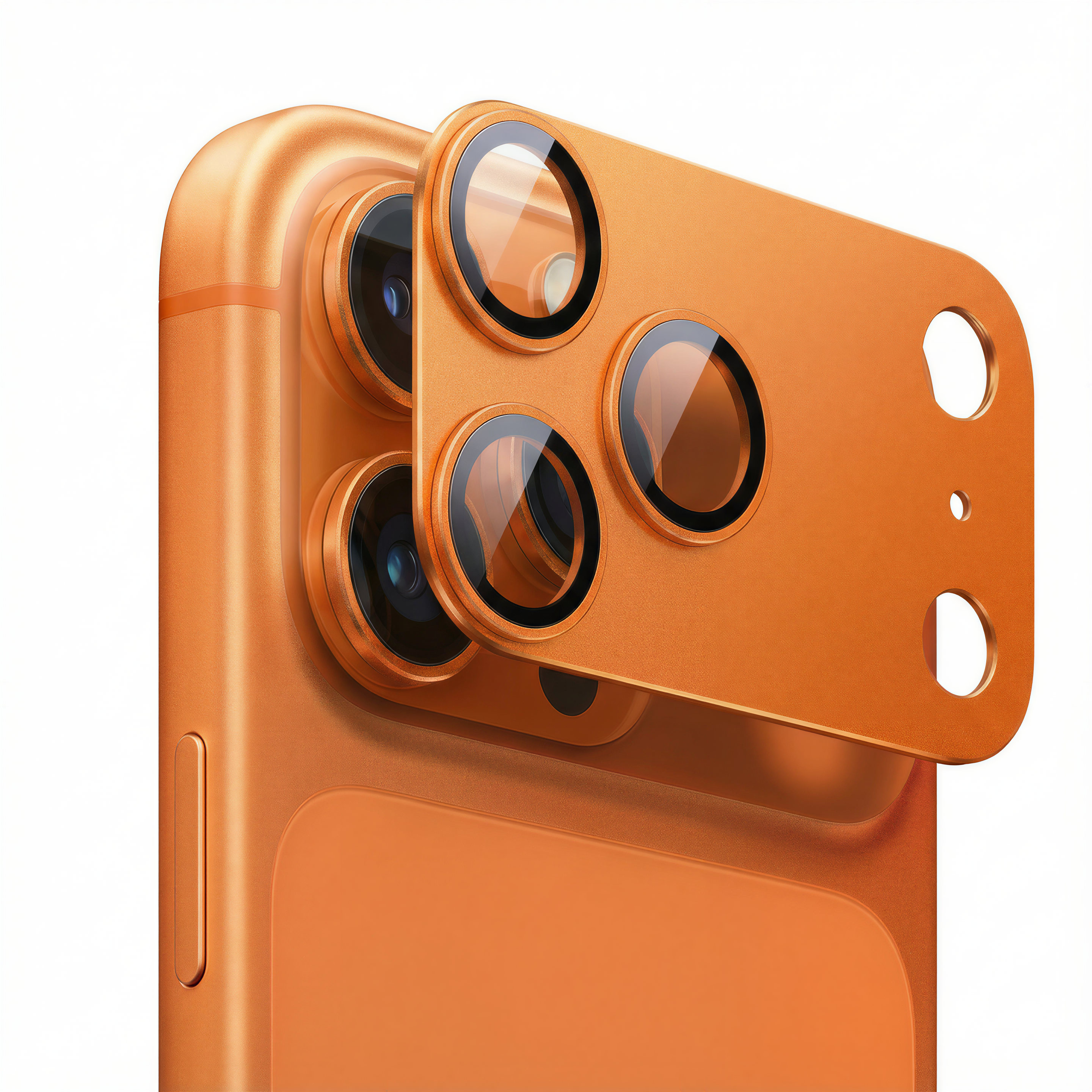 Sapphire Coating Aluminum alloy lens protector Mohs 7 Hardness up to 30KG impact for iphone original color