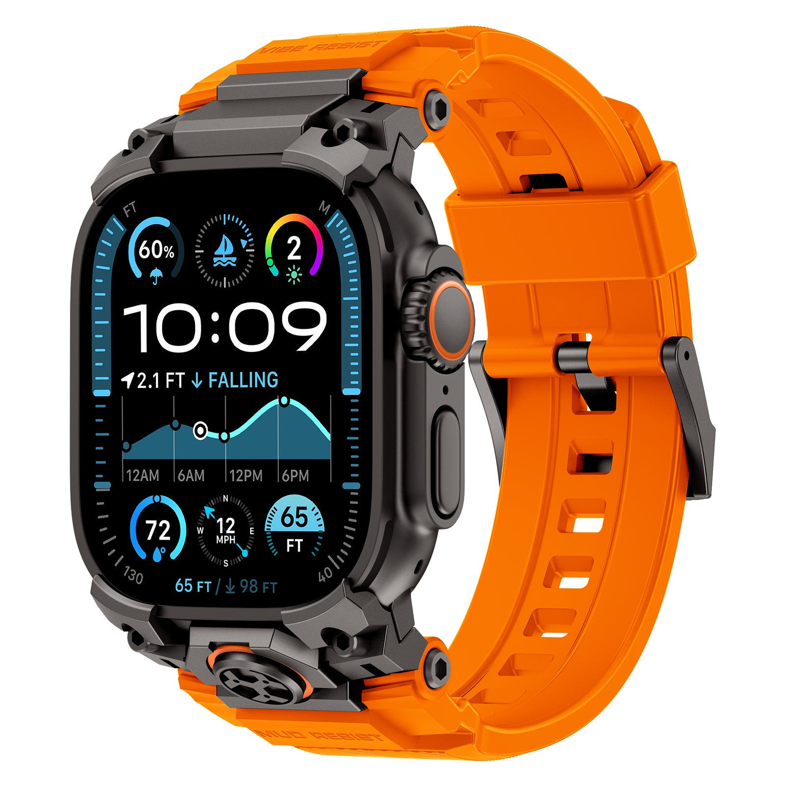 Transformers Mecha Style Band for Apple Watch Orange Belt compatible iwatch Ultra serial