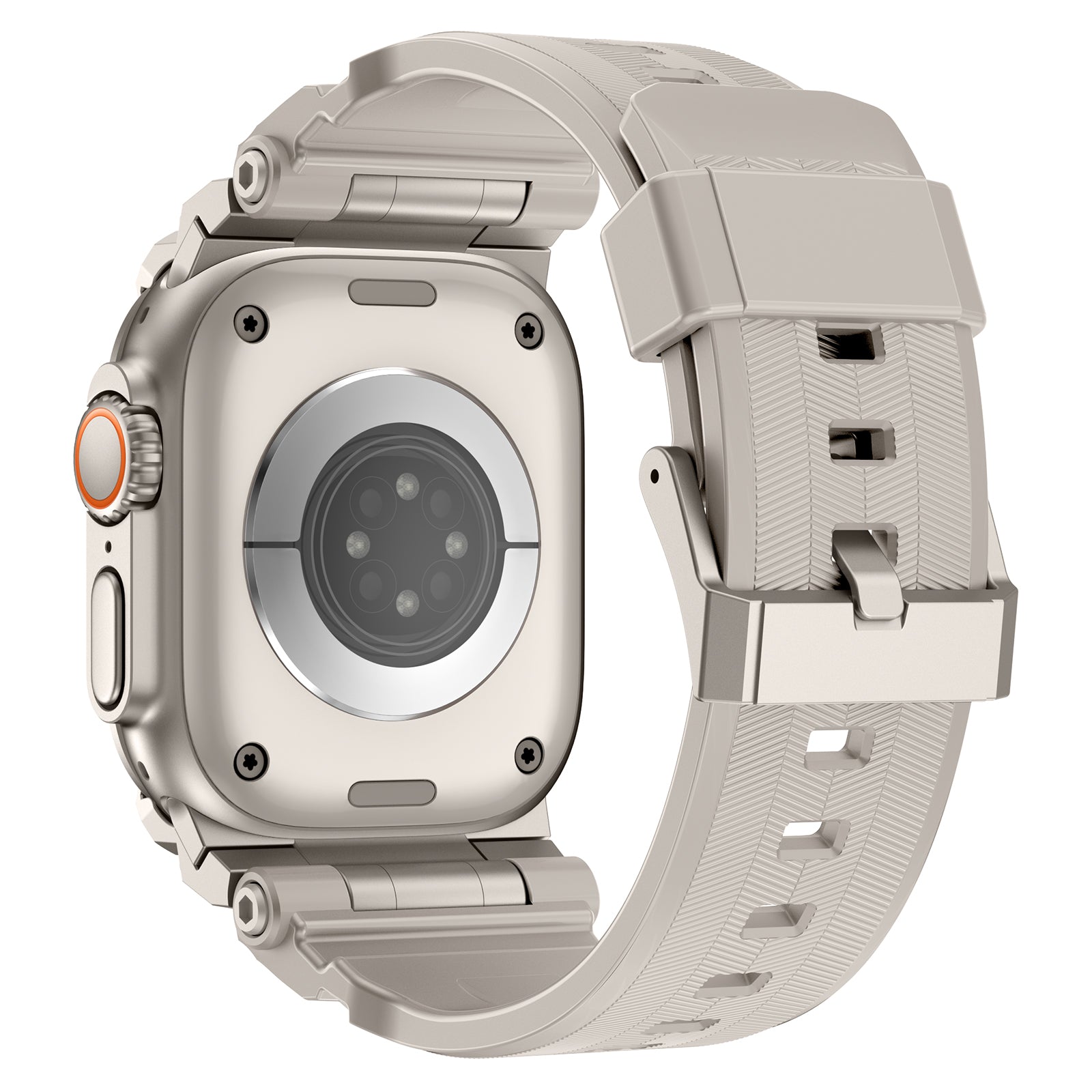 Transformers Mecha Style Band for Apple Watch Silver Belt compatible iwatch Ultra serial