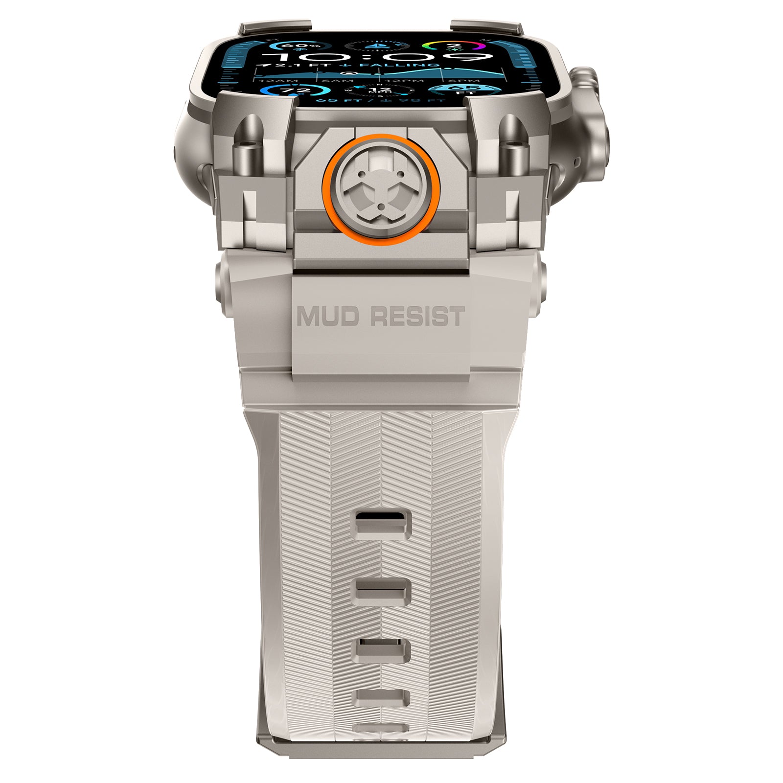 Transformers Mecha Style Band for Apple Watch Silver Belt compatible iwatch Ultra serial