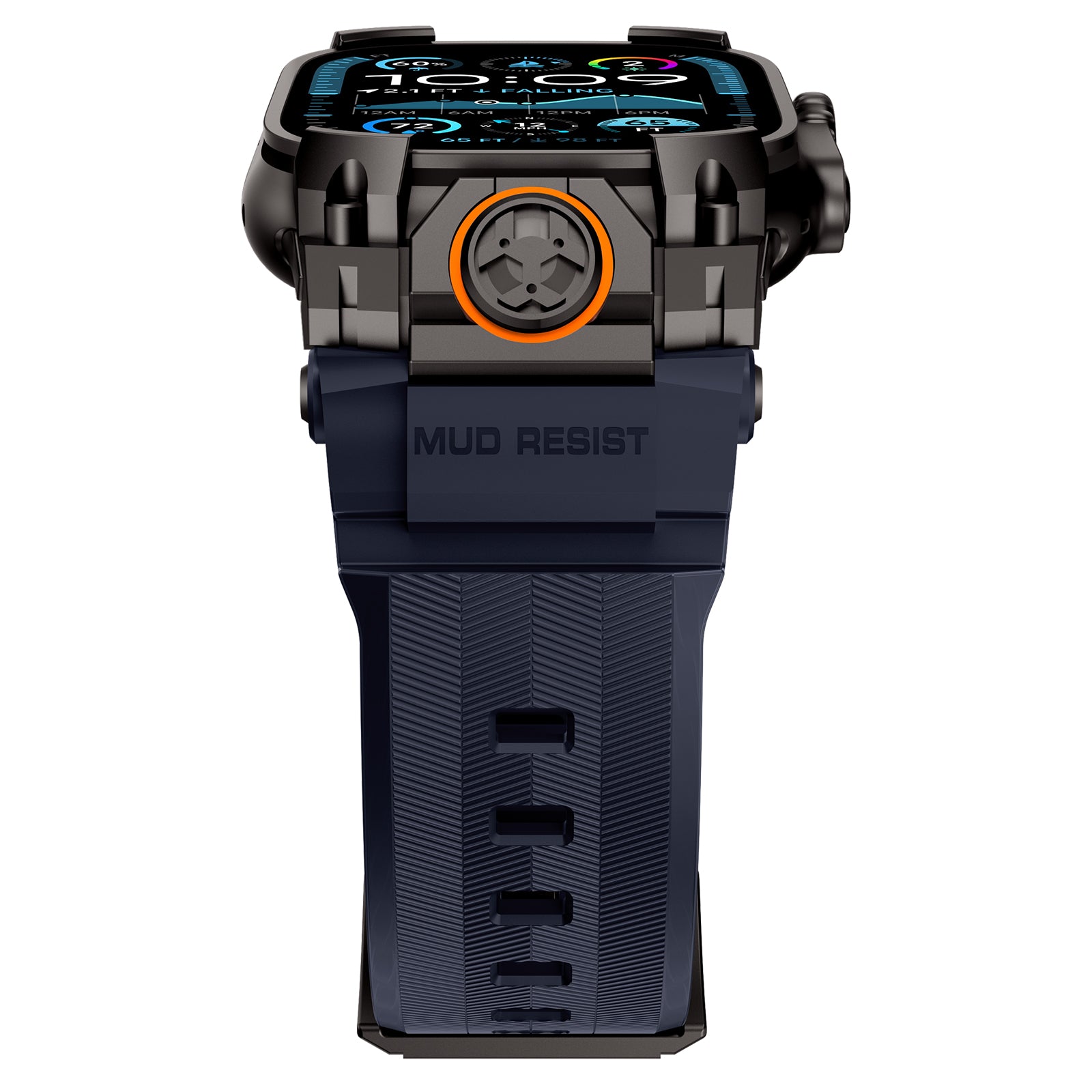 Transformers Mecha Style Band for Apple Watch Dark Blue Belt compatible iwatch Ultra serial