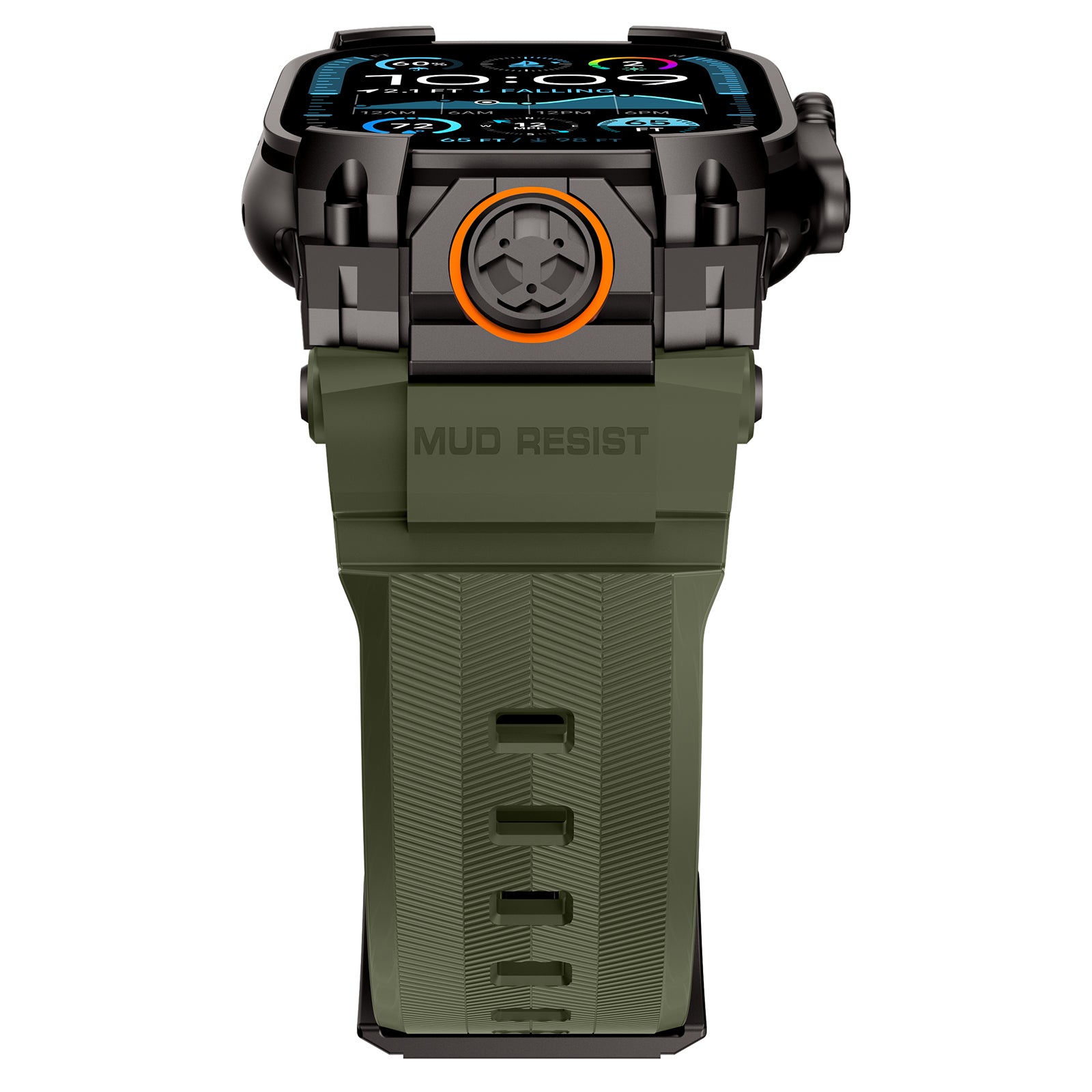 Transformers Mecha Style Band for Apple Watch Dark Green Belt compatible iwatch Ultra serial