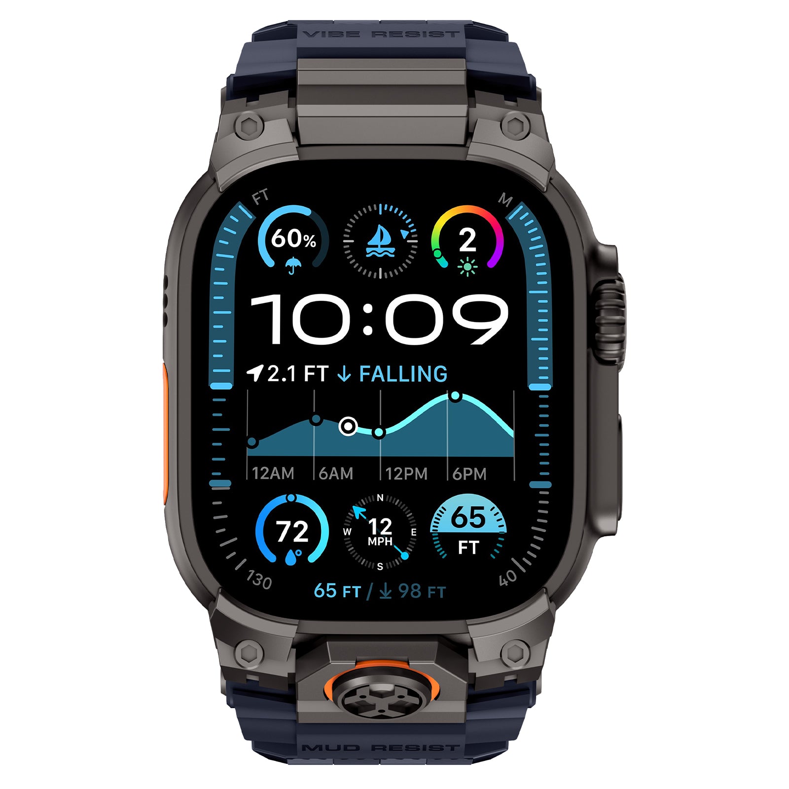 Transformers Mecha Style Band for Apple Watch Dark Blue Belt compatible iwatch Ultra serial