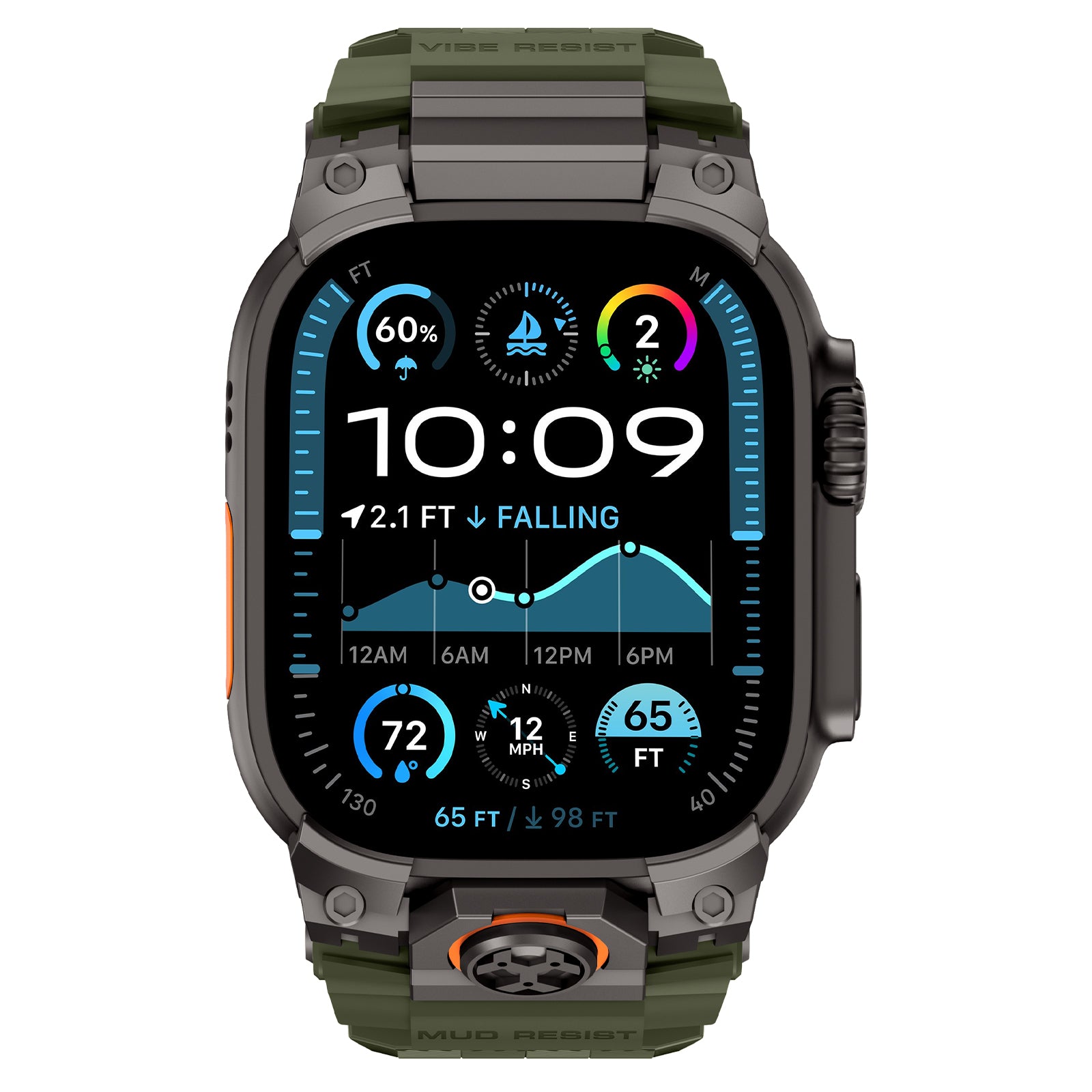 Transformers Mecha Style Band for Apple Watch Dark Green Belt compatible iwatch Ultra serial