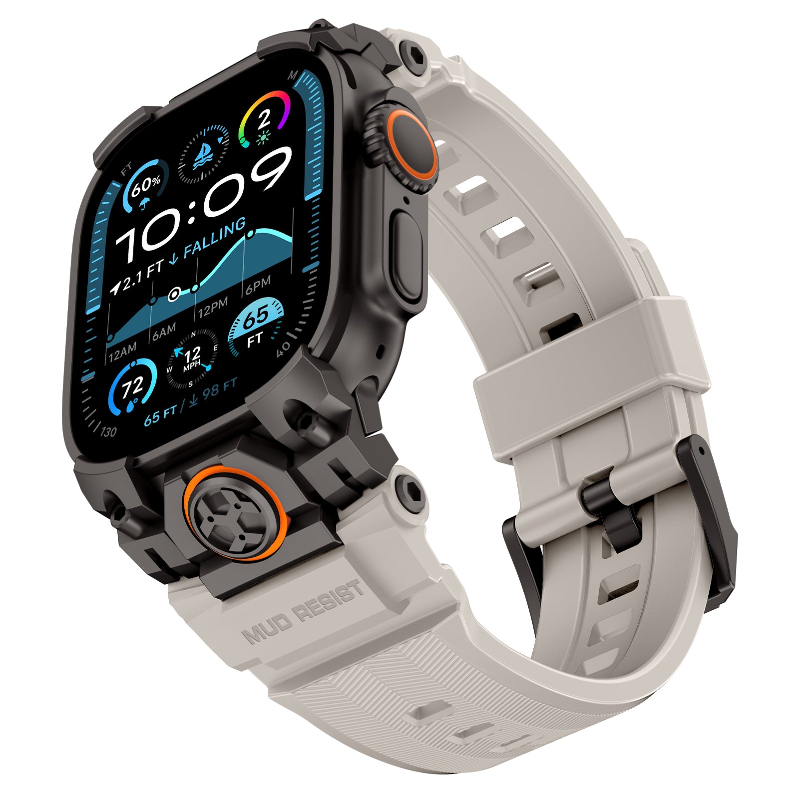 Transformers Mecha Style Band for Apple Watch Silver Belt compatible iwatch Ultra serial