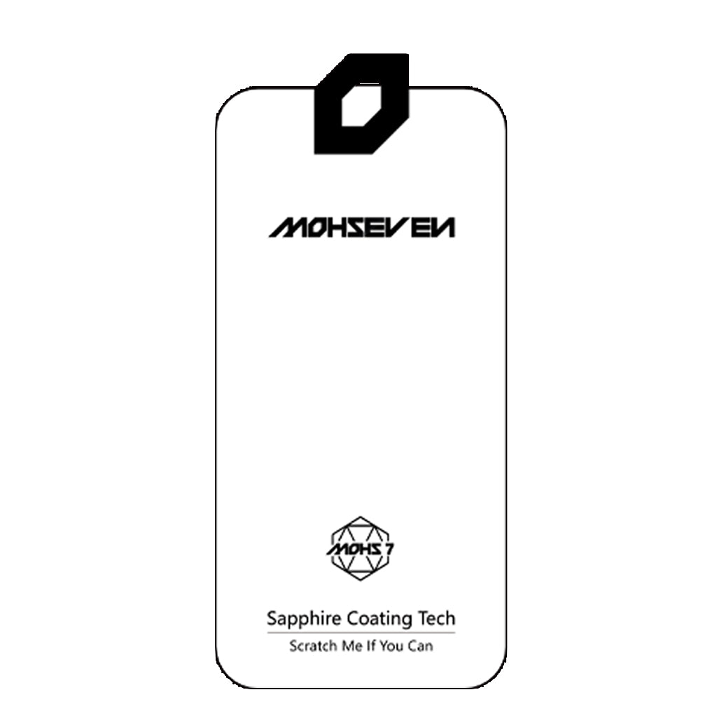 Mohseven Sapphire Coating Mohs 7 Hardness Never-Scratch Screen protector HD