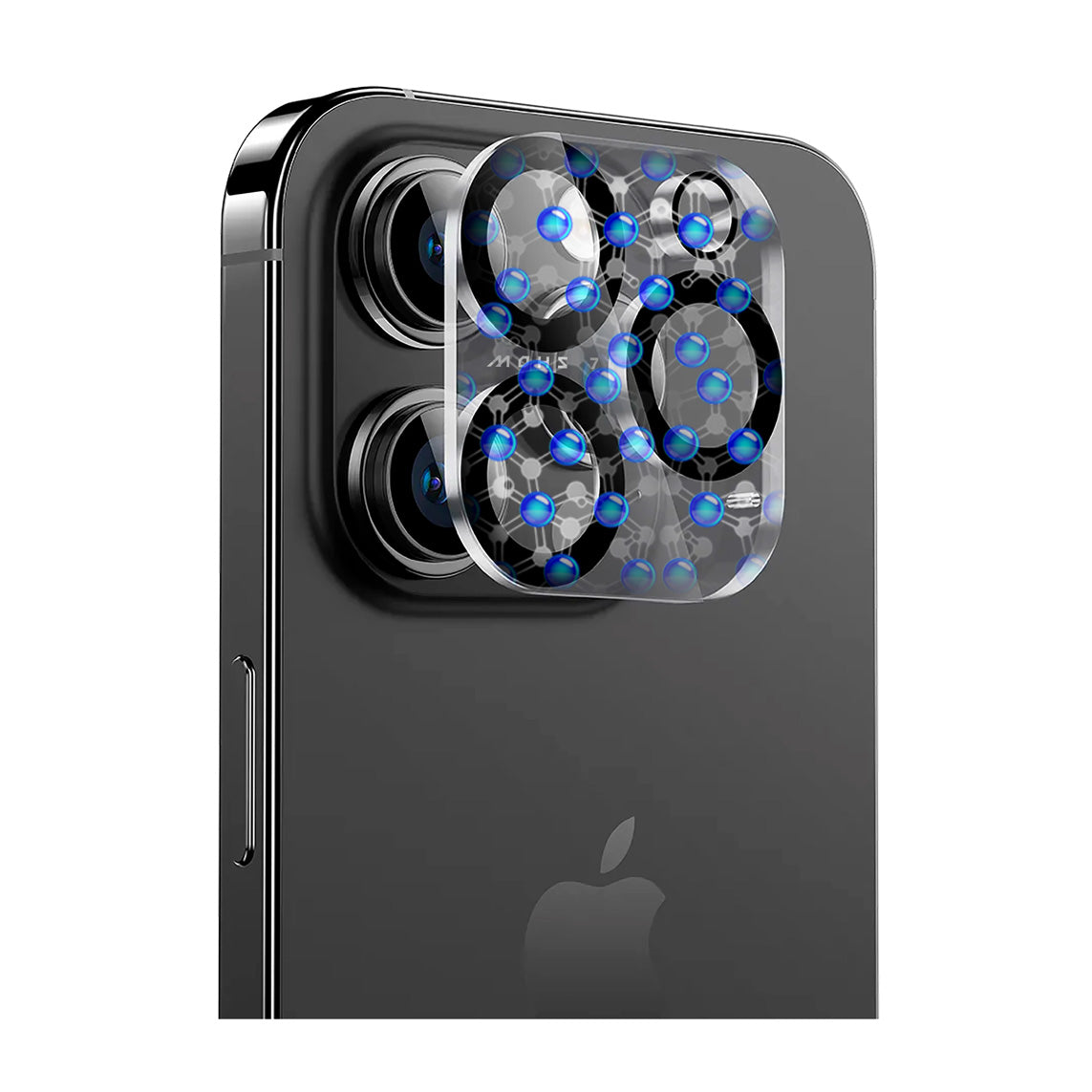 Mohseven mohs 7 Hardness Sapphire Coating Never-Scratch iphone camera lens Protector